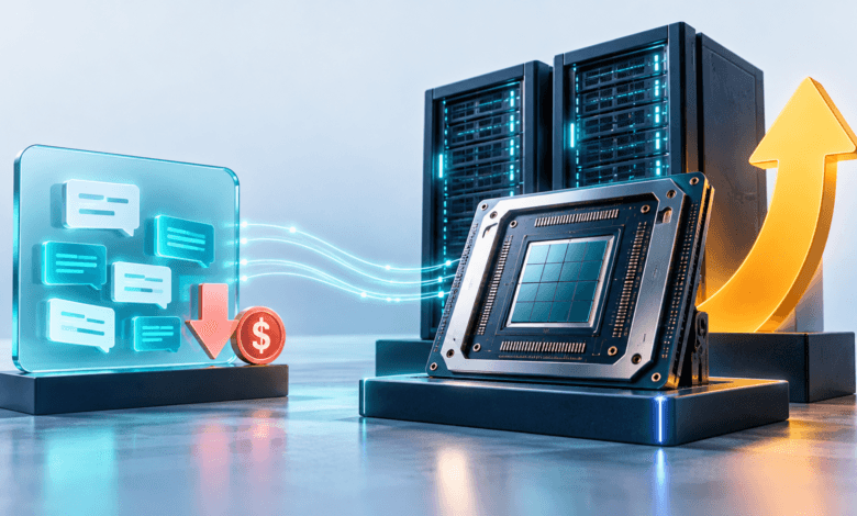 Data processing and financial growth concept