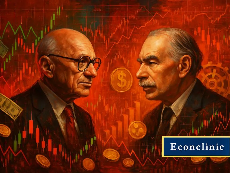 میلتون فریدمن که بود؟ 2 میلتون فریدمن در برابر جان مینیارد کینز کلینیک اقتصاد