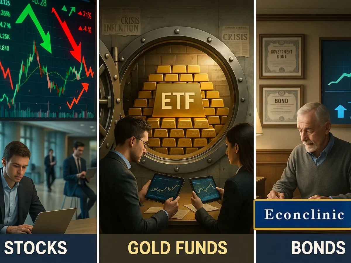 5 صندوق طلا جهانی که باید بشناسید 6 مقایسه عملکرد صندوق های طلا با بازار سهام و اوراق قرضه