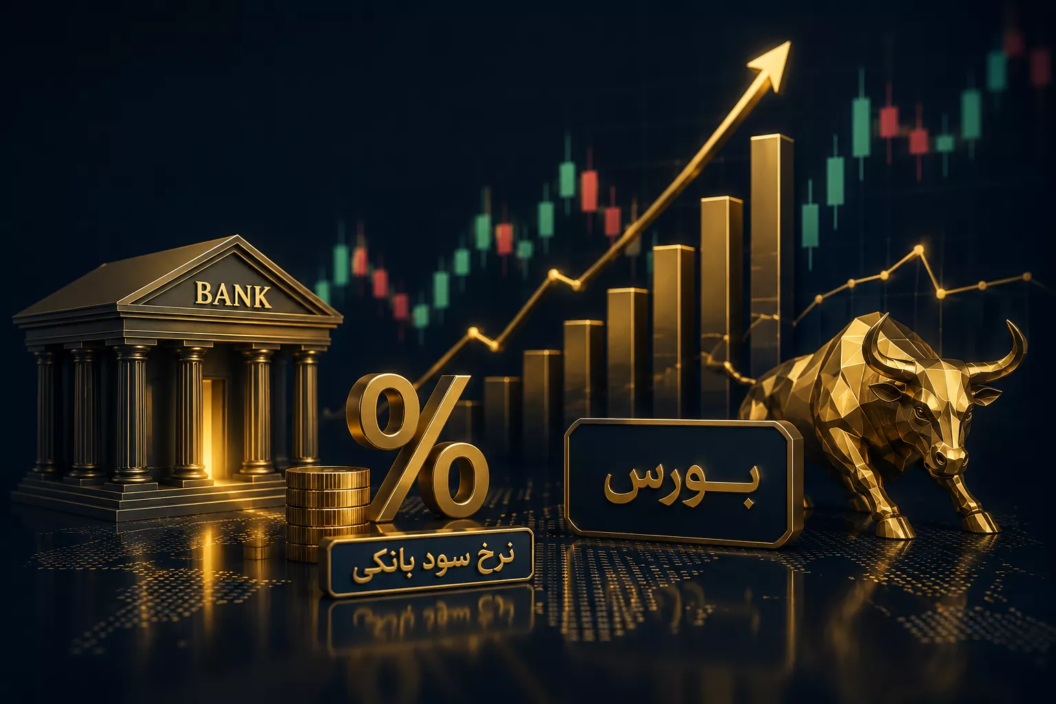 نرخ بازده بدون ریسک چیست و چرا برای بورس مهمتر از سود بانکی است؟ 1 تاثیر نرخ بازده بدون ریسک بر بورس